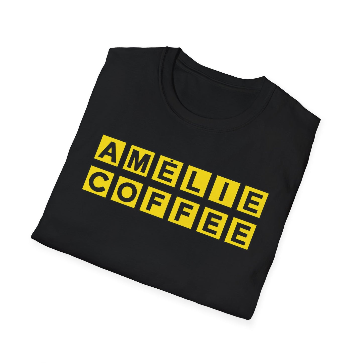Waffling Amelie Coffee Unisex Softstyle T-Shirt | Casual Wear, Coffee Lover Gift, Summer Tee, Unique Gift Idea, Café Style