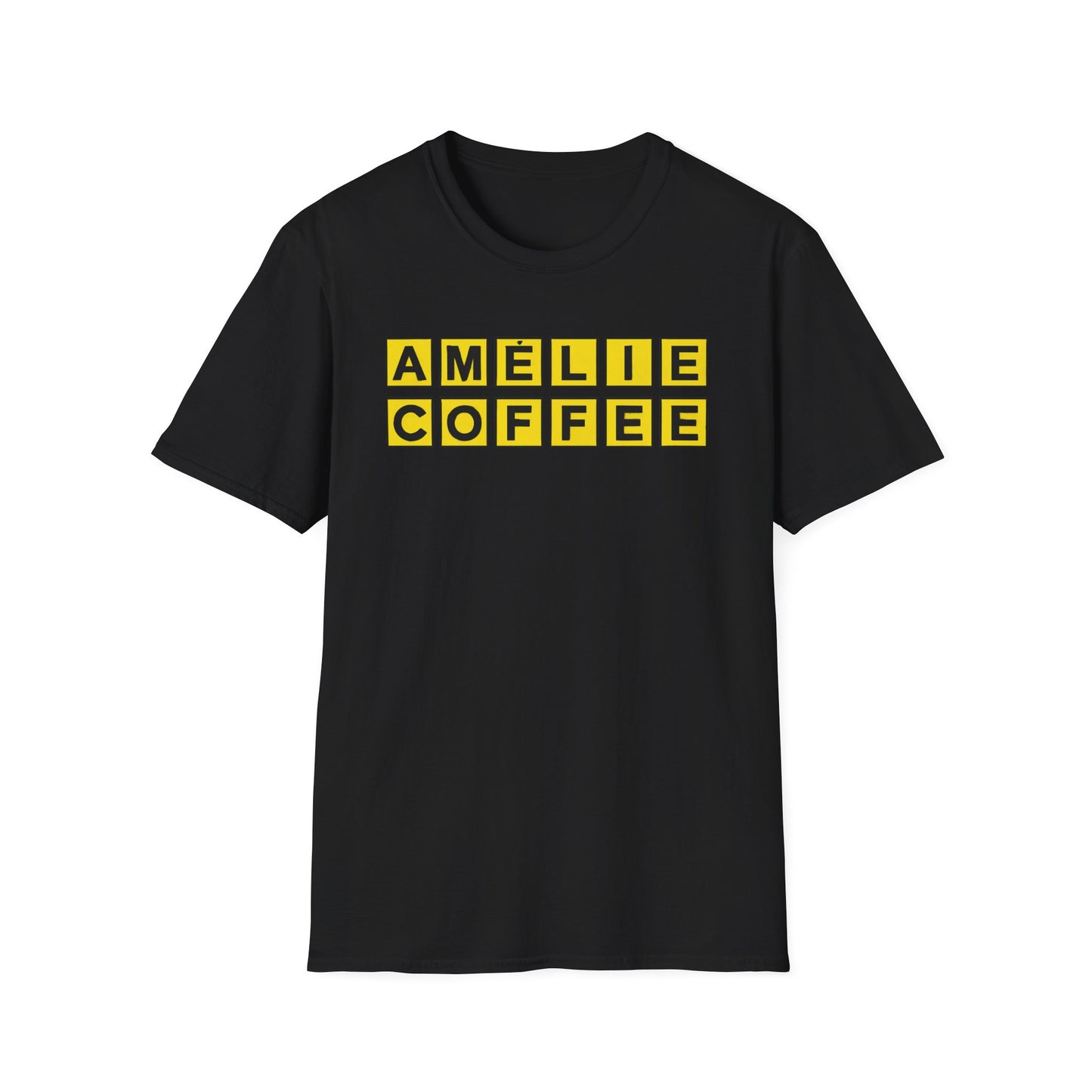Waffling Amelie Coffee Unisex Softstyle T-Shirt | Casual Wear, Coffee Lover Gift, Summer Tee, Unique Gift Idea, Café Style