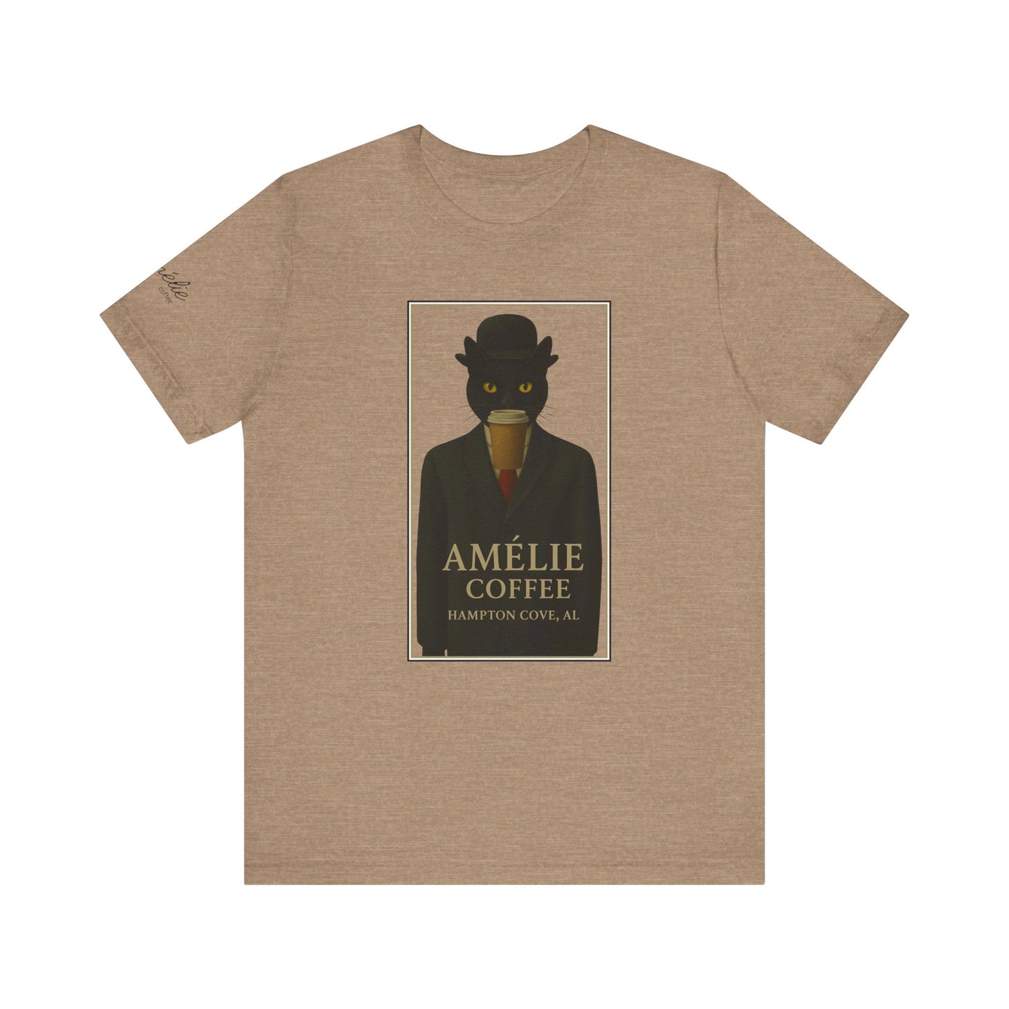 "Son of Le Chat" Unisex Tee from Amelie Coffee's "Great Works" Series
