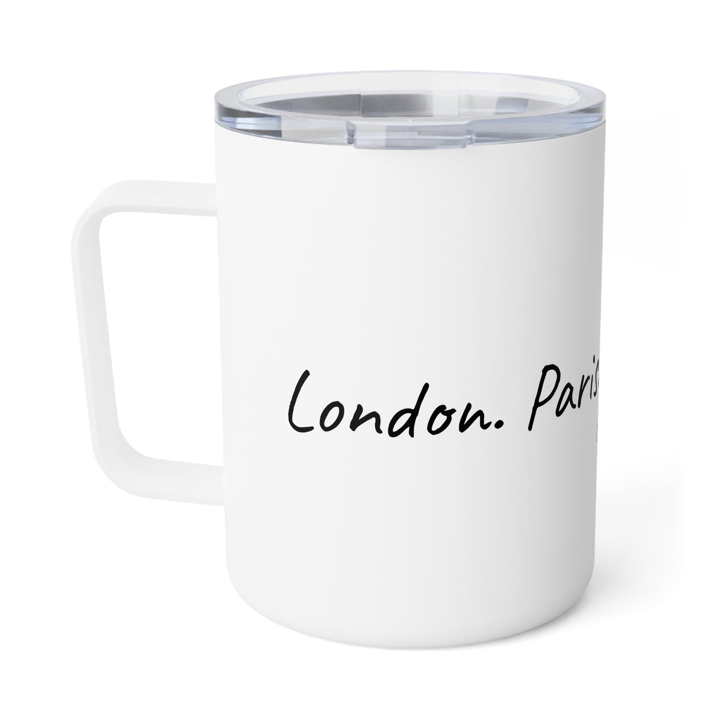 London. Paris. Hampton Cove - Insulated Coffee Mug, 10oz - Perfect for Coffee Lovers or a Unique Gift