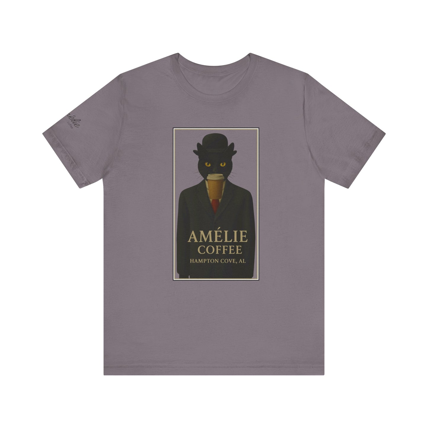 "Son of Le Chat" Unisex Tee from Amelie Coffee's "Great Works" Series