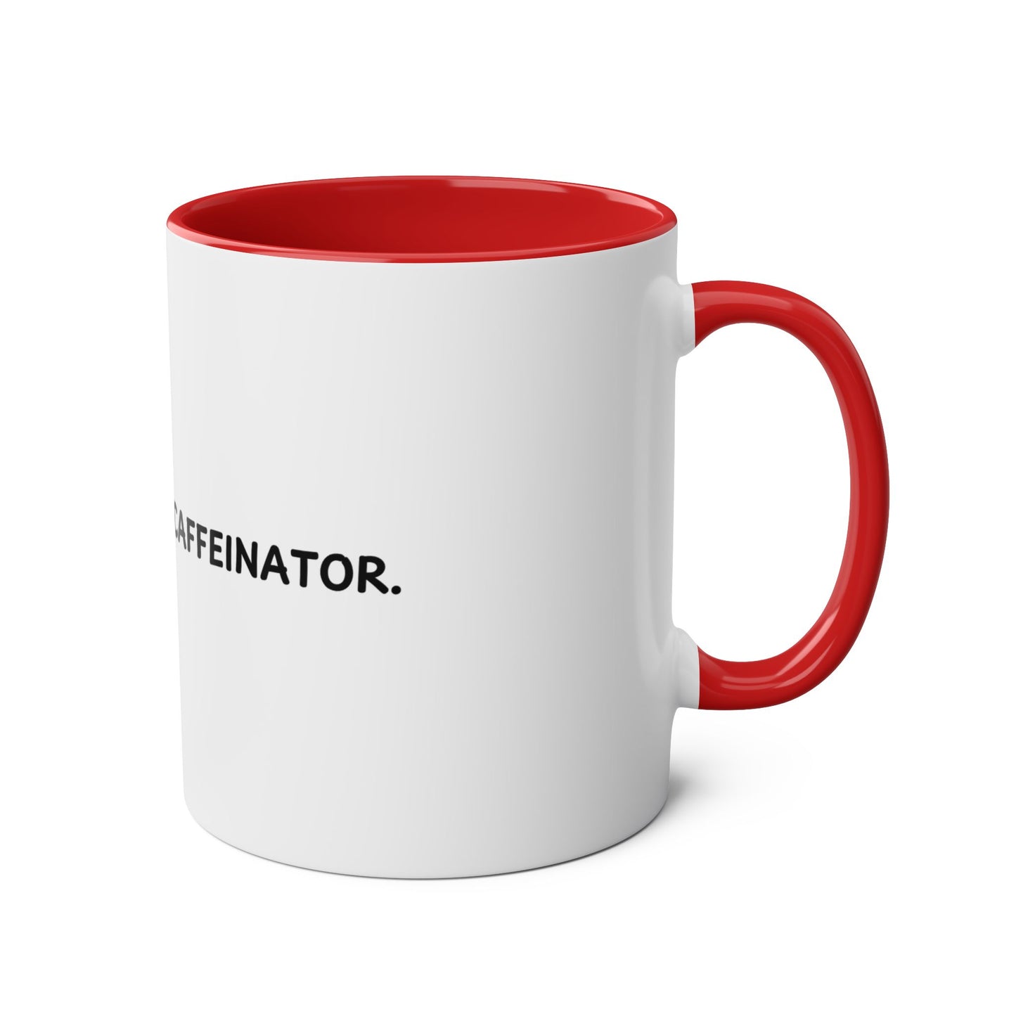 Habitual Procaffeinator Coffee Mug Two-Tone, Coffee Lover Gift, Personalized Mug for Him/Her, Office Mug, Birthday Present