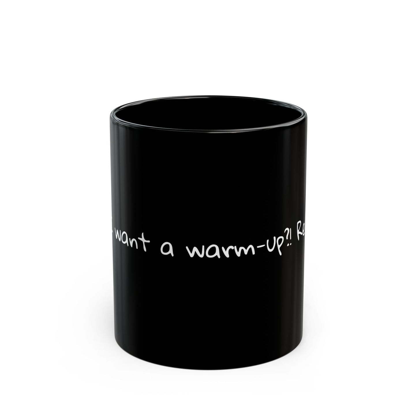 Warm-up Monster Mug - Coffee Cup for Office, Gift for Friends, Tea Lovers, Humor Mug, Birthday Present
