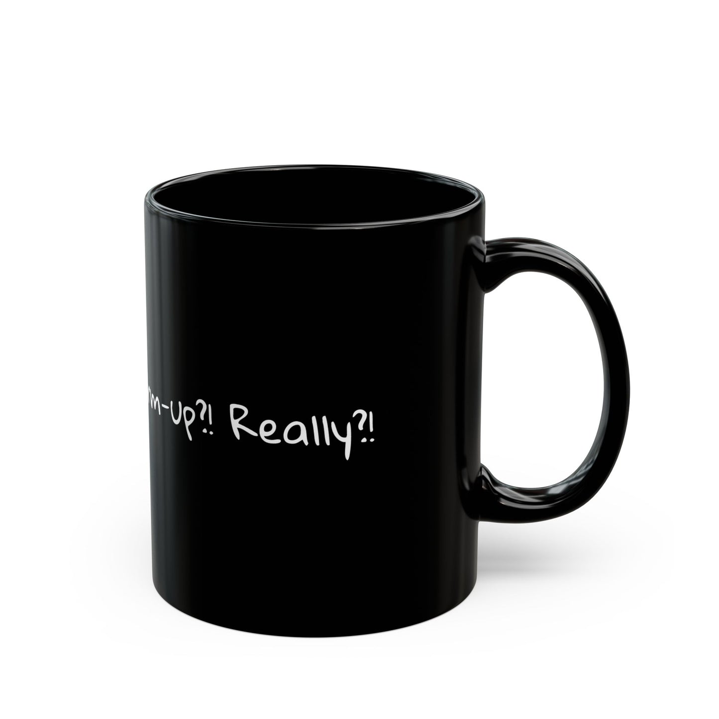 Warm-up Monster Mug - Coffee Cup for Office, Gift for Friends, Tea Lovers, Humor Mug, Birthday Present