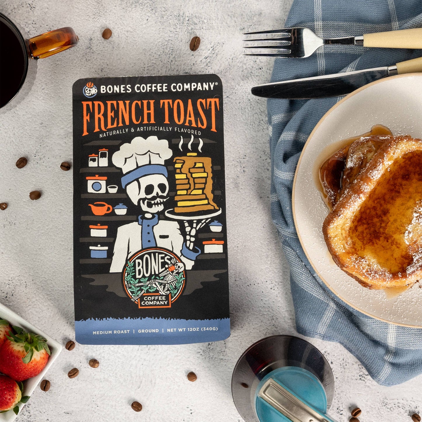 French Toast Flavored Coffee | 12oz | Whole Bean & Ground