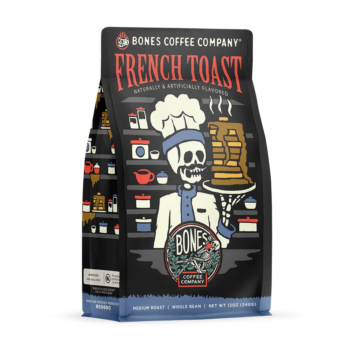 French Toast Flavored Coffee | 12oz | Whole Bean & Ground