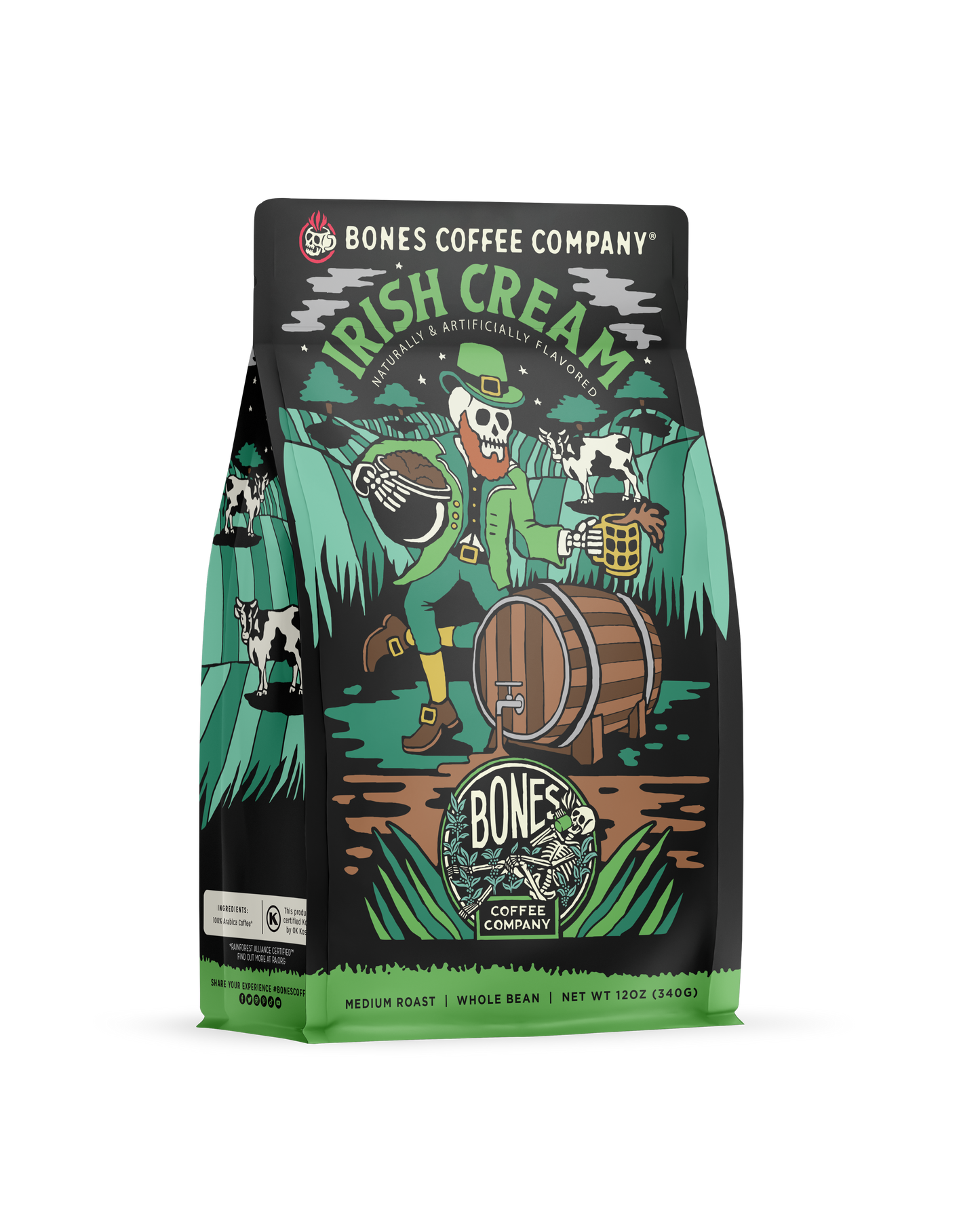 Irish Cream Flavored Coffee | 12oz | Whole Bean & Ground