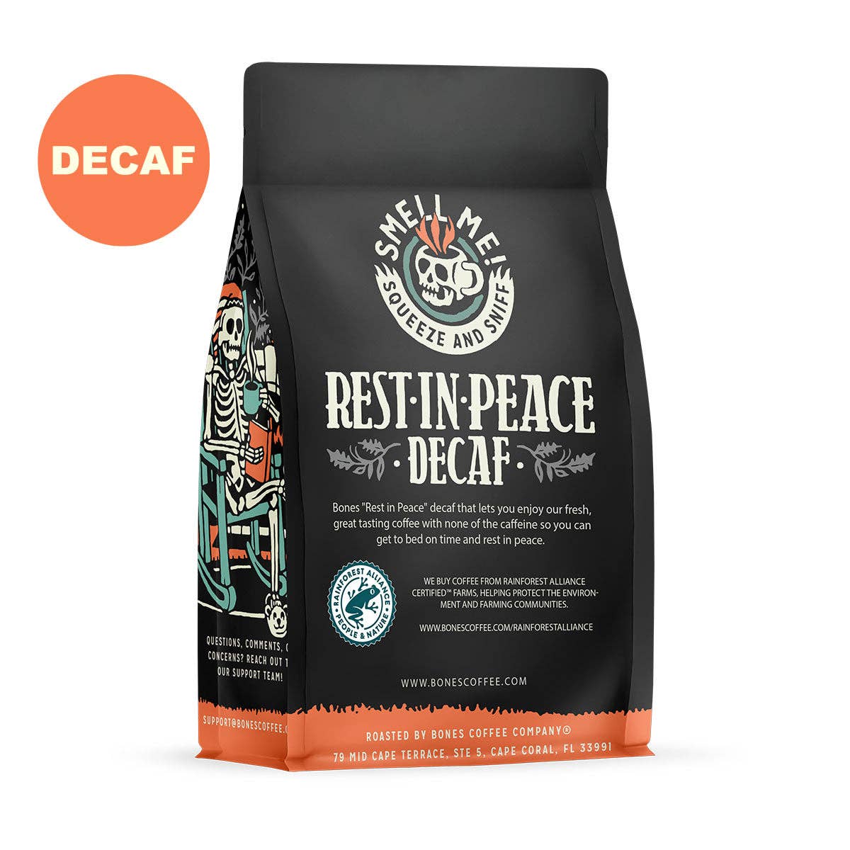 "Rest-In-Peace" Decaf Coffee | 12oz | Whole Bean & Ground