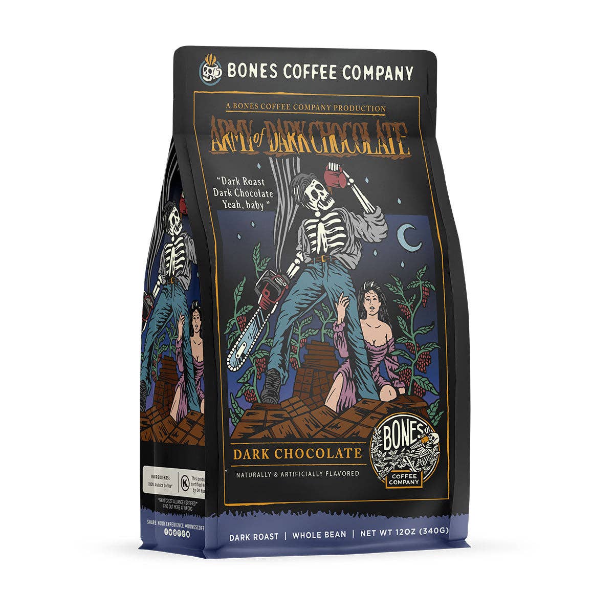 Army of Dark Chocolate Coffee | 12oz | Whole Bean & Ground