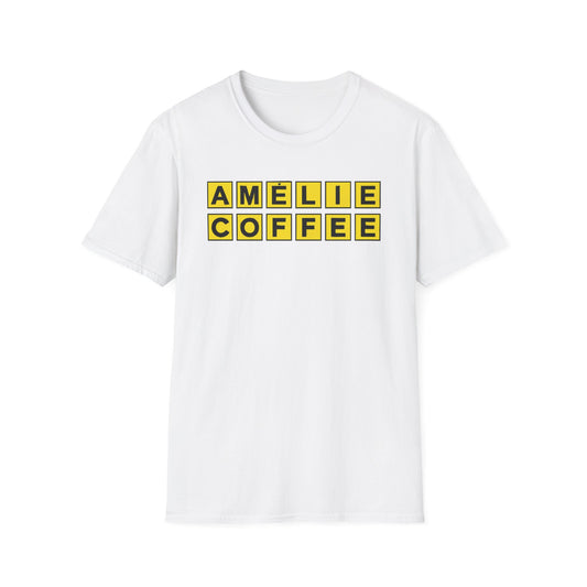 Waffling Amelie Coffee Unisex Softstyle T-Shirt | Casual Wear, Coffee Lover Gift, Summer Tee, Unique Gift Idea, Café Style