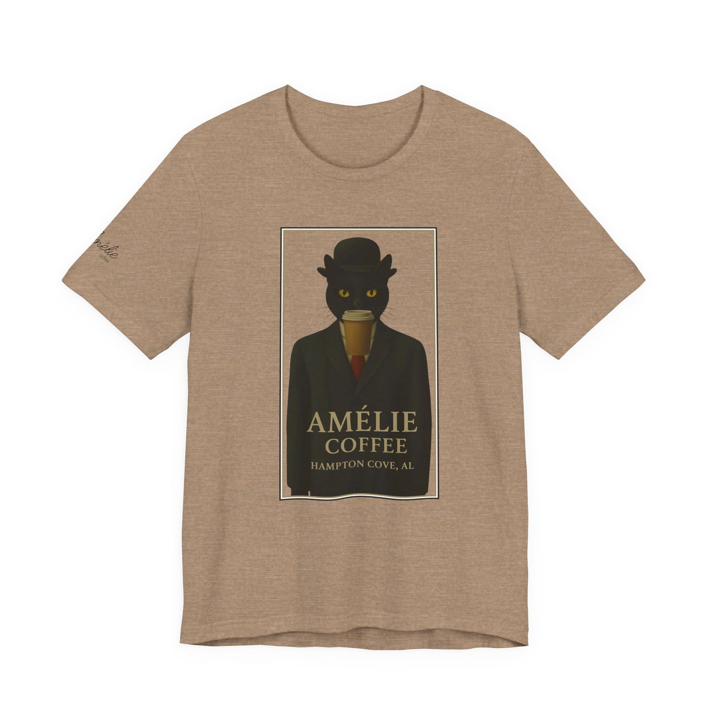 "Son of Le Chat" Unisex Tee from Amelie Coffee's "Great Works" Series