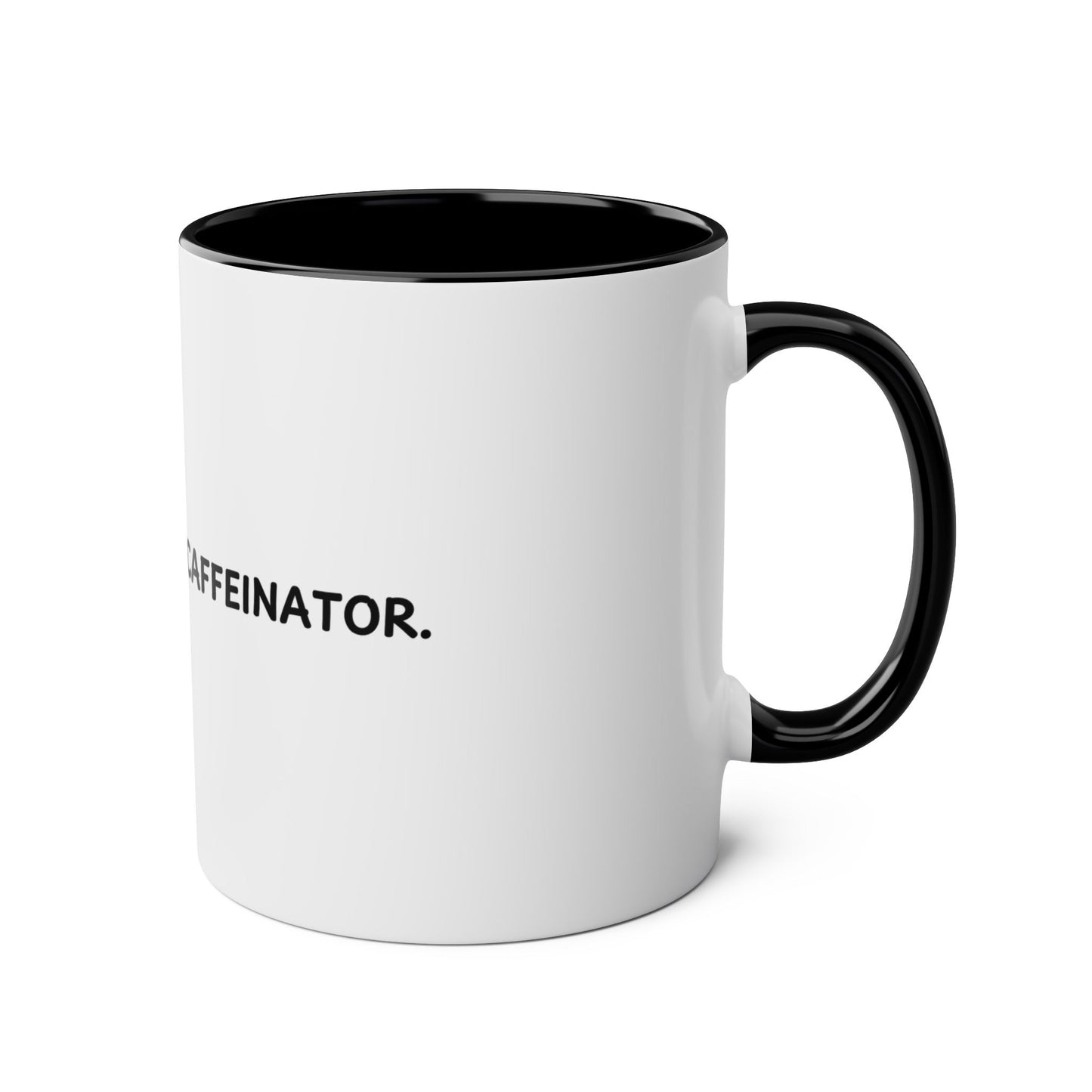 Habitual Procaffeinator Coffee Mug Two-Tone, Coffee Lover Gift, Personalized Mug for Him/Her, Office Mug, Birthday Present
