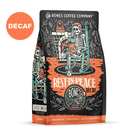 "Rest-In-Peace" Decaf Coffee | 12oz | Whole Bean & Ground